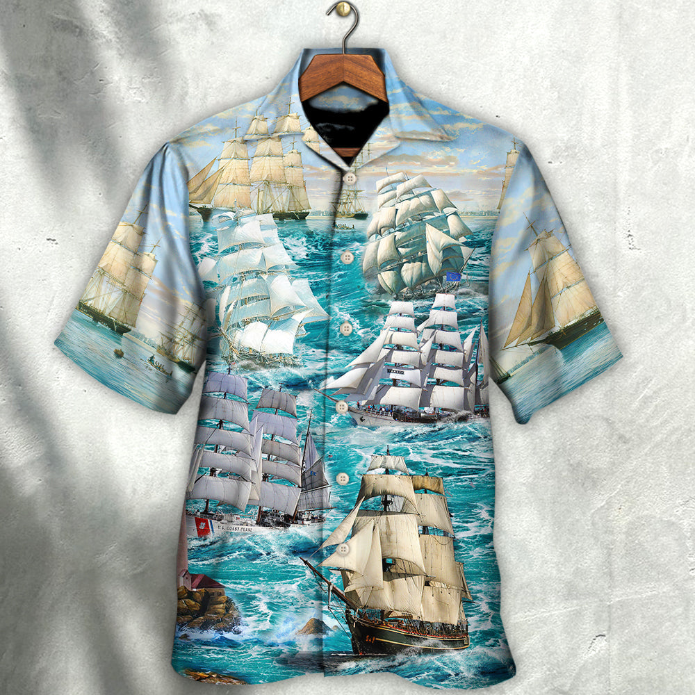 Sail Flying Cloud Under Sea - Hawaiian Shirt - Reefox