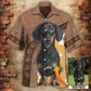 Dog Paw Brown Style Classic Custom Photo Personalized - Hawaiian Shirt - Reefox