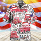 Truck Red USA Flag Independence Day - Hawaiian Shirt - Reefox