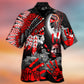 Native American Halloween Red Skull Moon Night Style - Hawaiian Shirt - Reefox