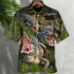Crocodile The Crocodile Cannot Turn Its Head - Hawaiian Shirt - Reefox