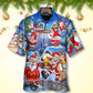 Christmas Santa Claus Drunk Beer Troll Happy Xmas - Hawaiian Shirt - Reefox