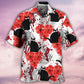 Black Cat Blood Stains - Hawaiian Shirt - Reefox
