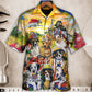 Dog Rescue Hero Helpers Rescued Is My Favorite Breed - Hawaiian Shirt - Reefox