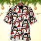 Christmas Penguin Cute Christmas Holiday - Hawaiian Shirt - Reefox