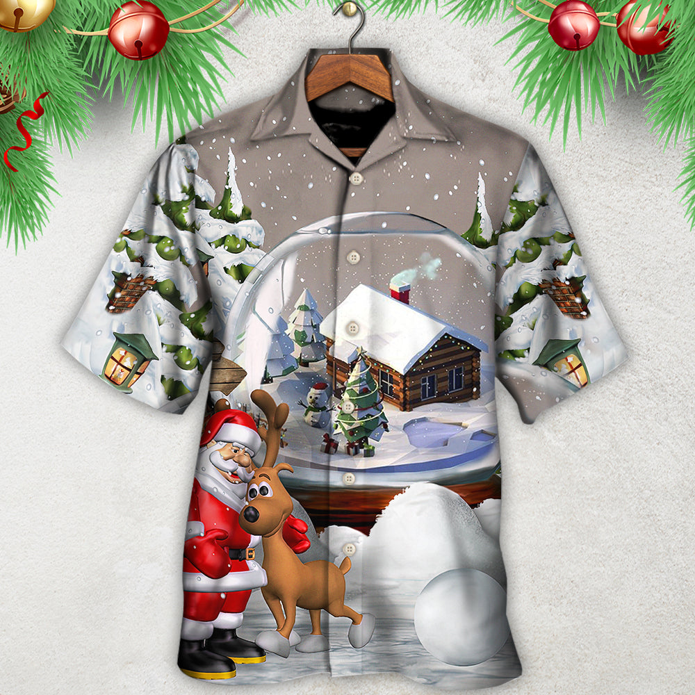 Christmas Santa Giving Christmas For Everyone - Hawaiian Shirt - Reefox