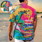 Beach - Salt In The Air Sand In My Hair Cold Drinks By The Pair Booty In A Chair The Beach Is Calling My Name - Hawaiian Shirt