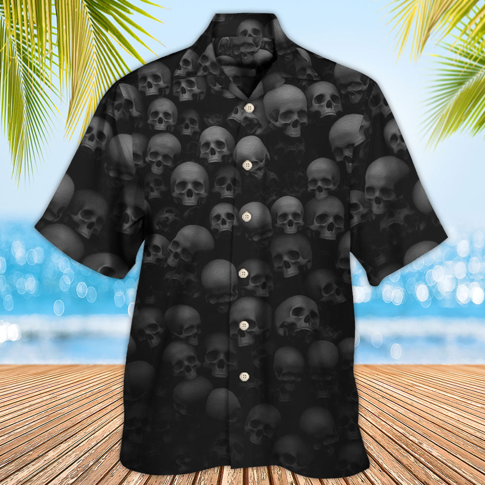 Skull Let Them Go To Hell - Hawaiian Shirt - Reefox