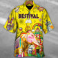Music Bestival In My Heart Amazing Festival Colorful Style - Hawaiian Shirt - Reefox