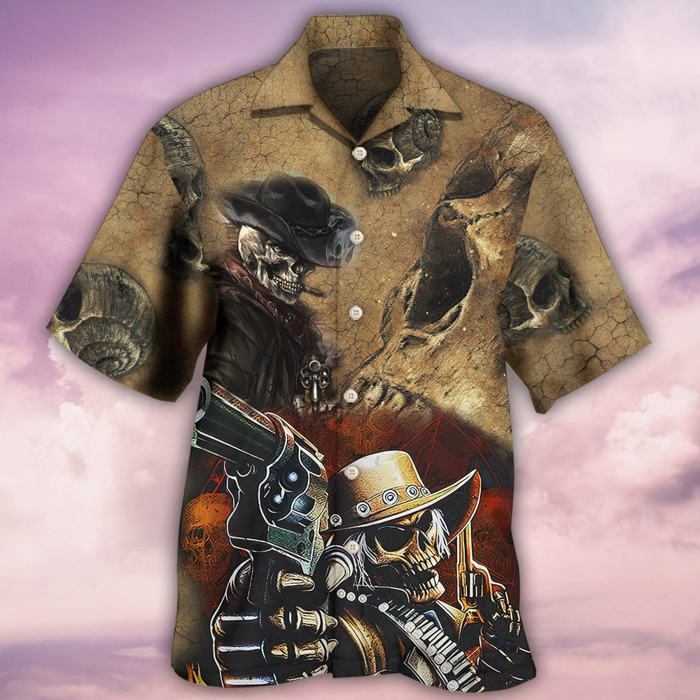 Skull I'm A Grumpy Old Man - Hawaiian Shirt - Reefox