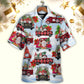 Gnome And Christmas Truck Merry Xmas - Hawaiian Shirt - Reefox