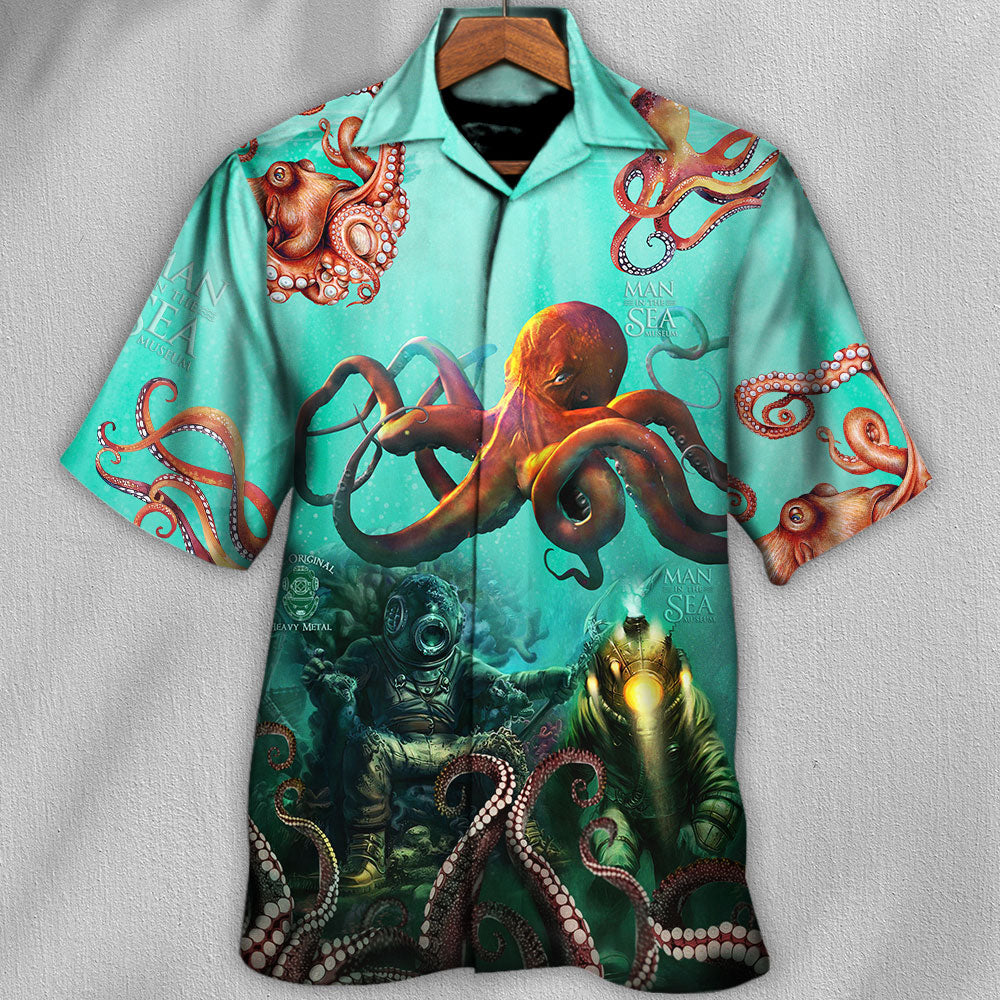 Octopus Custom Logo Unique - Hawaiian Shirt - Reefox