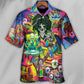 Hippie Skull Cool Life - Hawaiian Shirt - Reefox