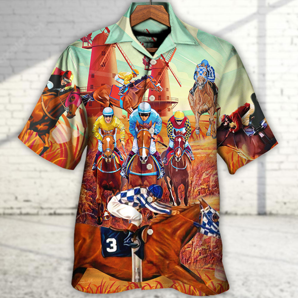 Horse Runs Fast Style - Hawaiian Shirt - Reefox