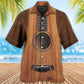 Guitar Vintage Leather Music Lover - Hawaiian Shirt - Reefox