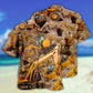 Excavator Don't Mess Hard Work Excavator - Hawaiian Shirt - Reefox