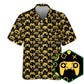 DnD Game Controller Black And Yellow Style - Hawaiian Shirt - Reefox