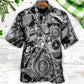 Diesel Engine Pulleys And Belts On Car Engines - Hawaiian Shirt - Reefox