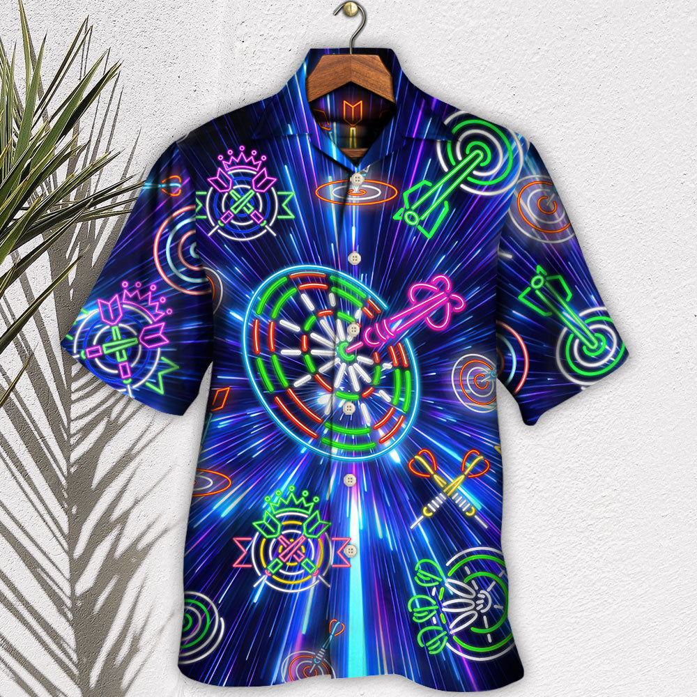Dart Neon Light Sign Awesome - Hawaiian Shirt - Reefox