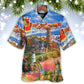 Lighthouse Christmas Santa Shine Like A Lighthouse - Hawaiian Shirt - Reefox