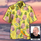Face Aloha Pineapple Custom Photo - Hawaiian Shirt - Reefox
