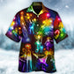 Christmas Family Happy Love Tree Neon Light Style - Hawaiian Shirt - Reefox