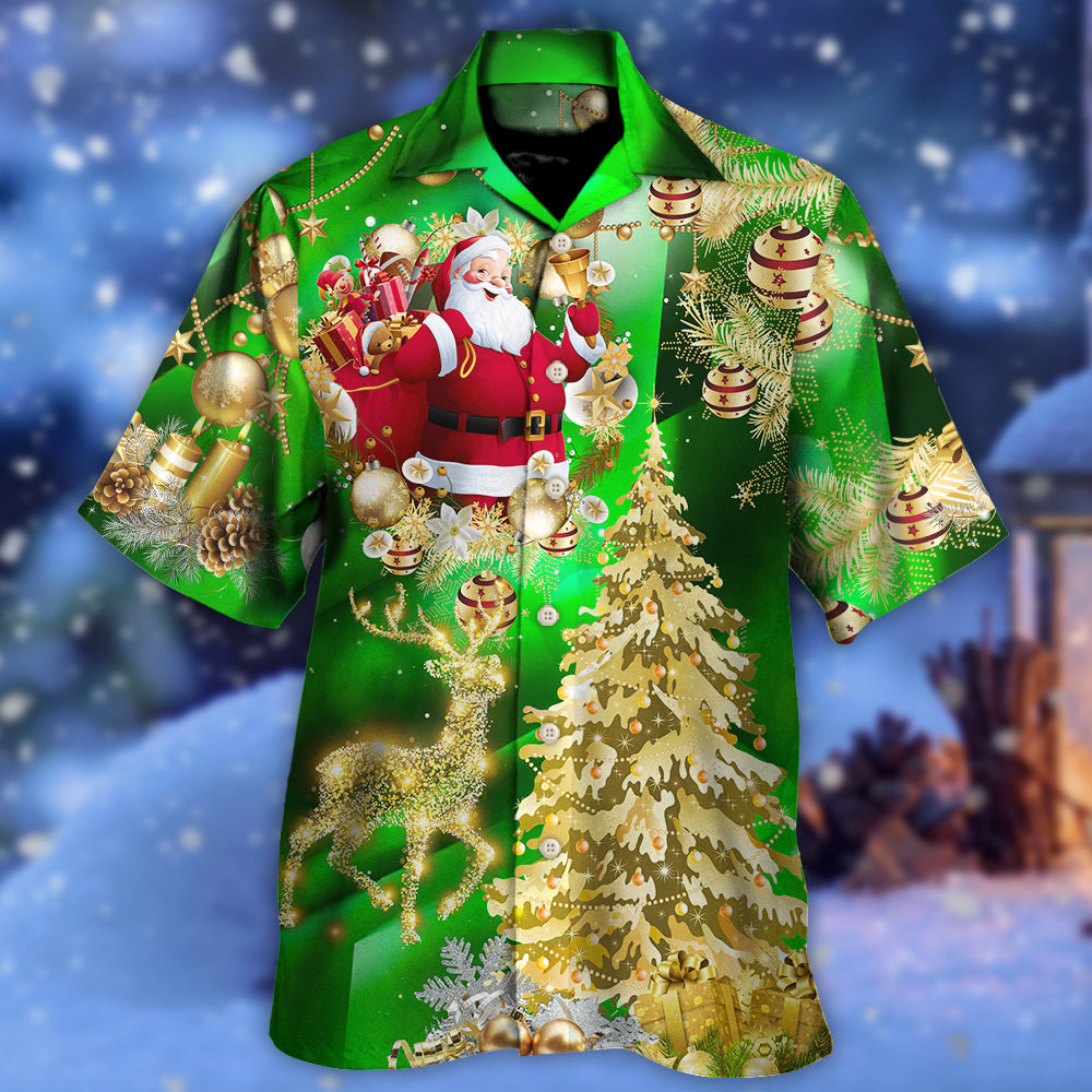 Christmas Tree Green Style - Hawaiian Shirt - Reefox