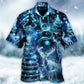 Christmas Deer Snowman Tree Glow Light Style - Hawaiian Shirt - Reefox