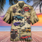 Car I Like Muscle Cars And Drums - Hawaiian Shirt - Reefox