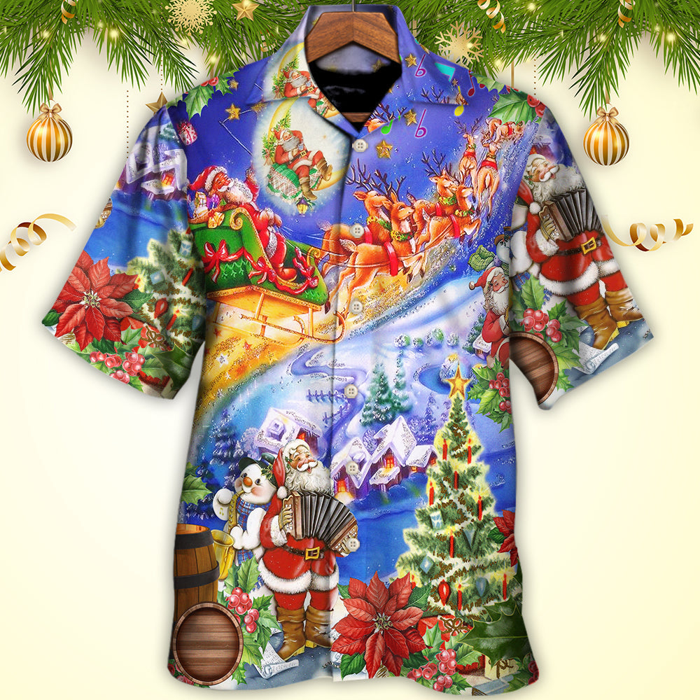 Christmas Santa Claus Love - Hawaiian Shirt - Reefox