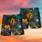 Halloween Skull Dark Scary - Beach Short Reefox - Owls Matrix LTD