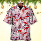 Christmas Piggies Funny Xmas Is Coming Art Style - Hawaiian Shirt - Reefox