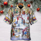 Christmas Winter Holiday Santa Claus Is Coming - Hawaiian Shirt - Reefox