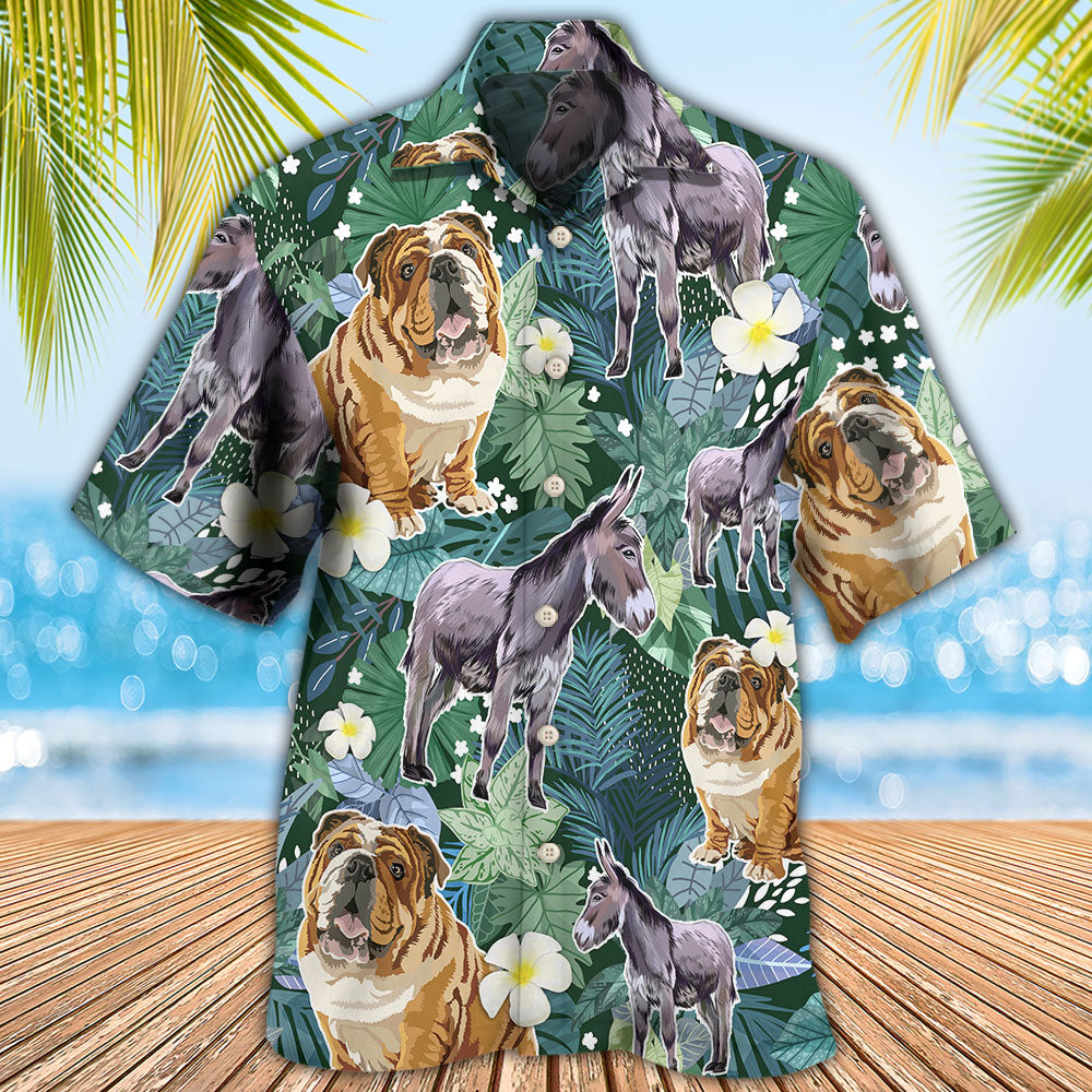 Shar Pei Dog I Like Dogs And Donkeys - Hawaiian Shirt - Reefox