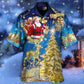 Christmas Tree Blue Style - Hawaiian Shirt - Reefox