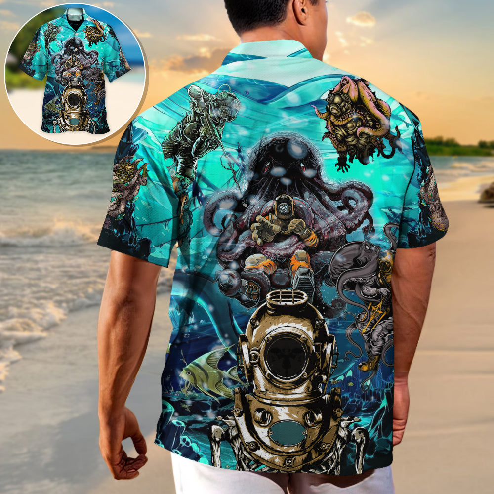 Scuba Diving A Day Without Scuba Diving Probably Wouldn't Kill Me But Why Risk It - Hawaiian Shirt