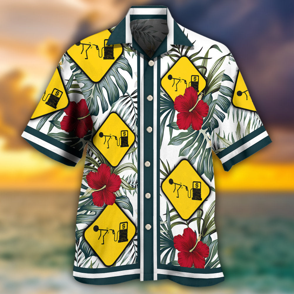 Gas Pump Get Screwed Funny Tropical - Hawaiian Shirt - Reefox