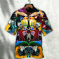 Parrot Wild Animal Neon Colorful - Hawaiian Shirt - Reefox