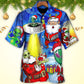 Christmas Santa Is An Alien Magic Night Funny - Hawaiian Shirt - Reefox