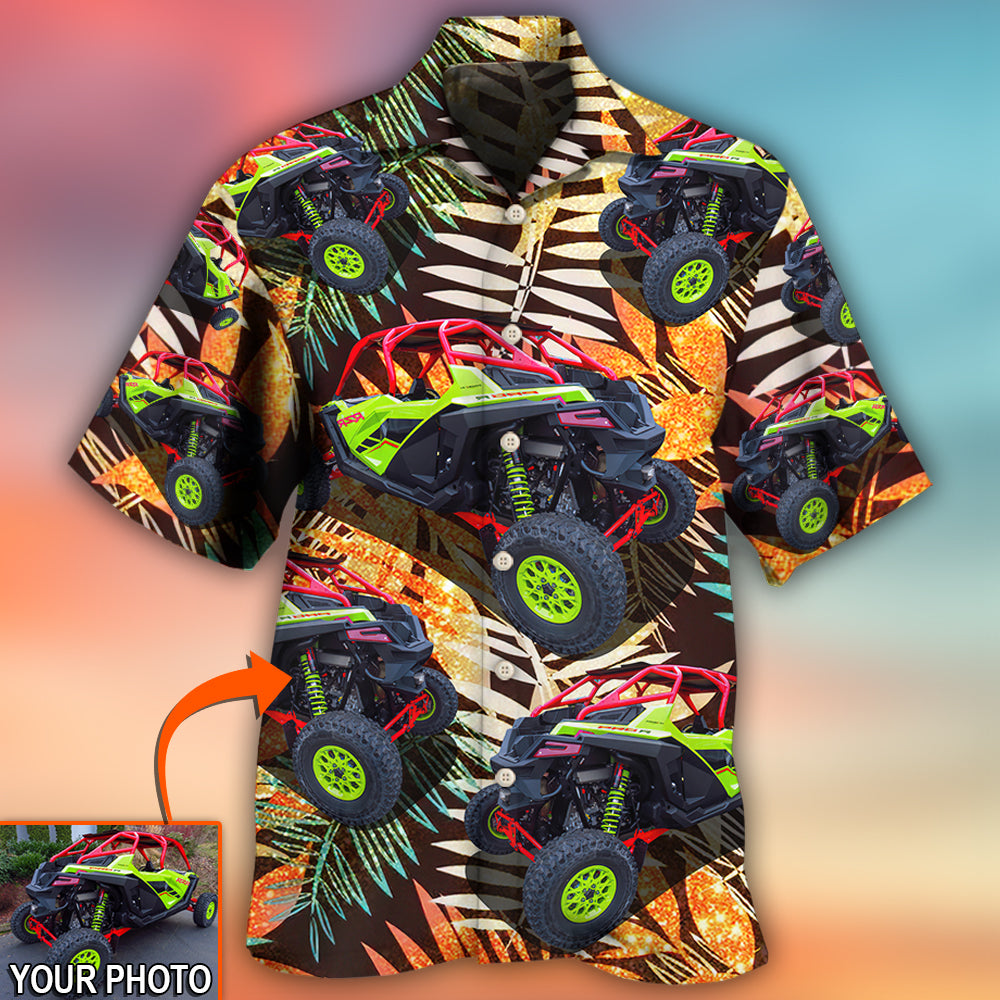 Car Polaris Pro Tropical Custom Photo - Hawaiian Shirt - Reefox