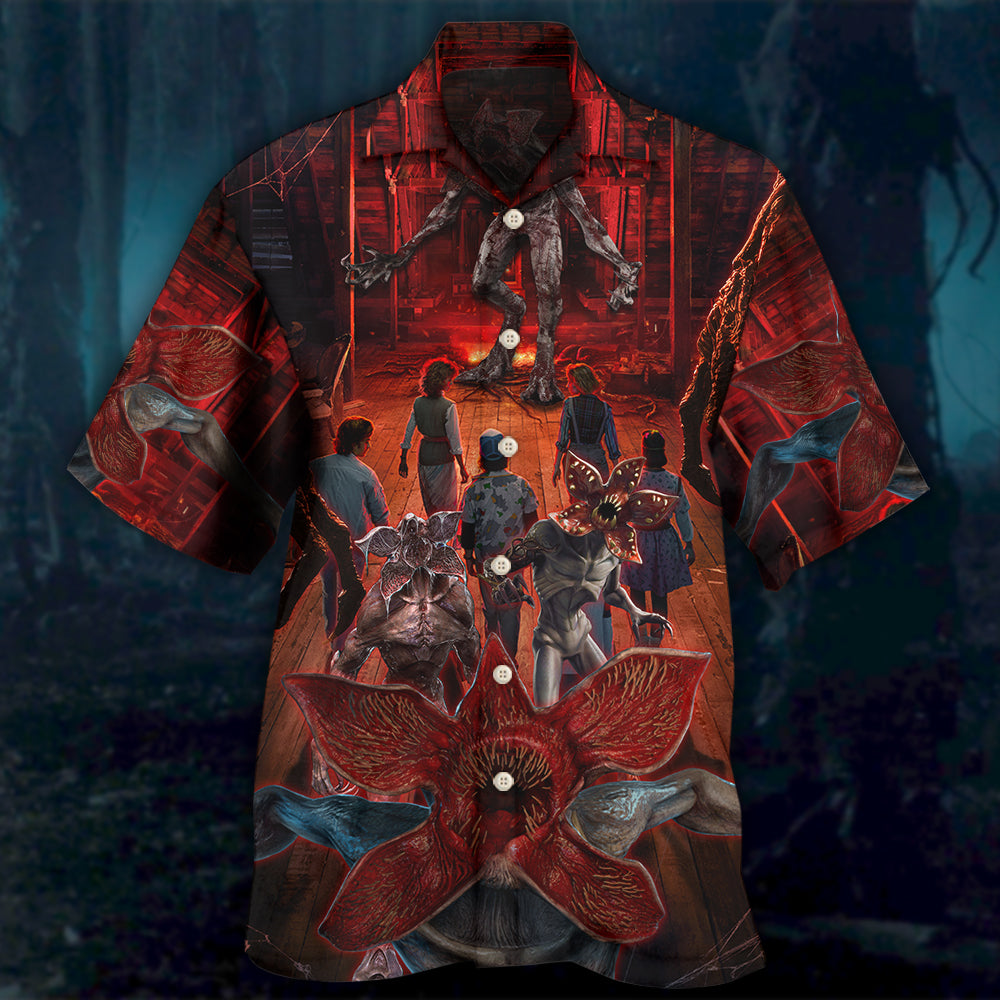 Demogorgon Monster Invading Hawkins - Hawaiian Shirt - Reefox