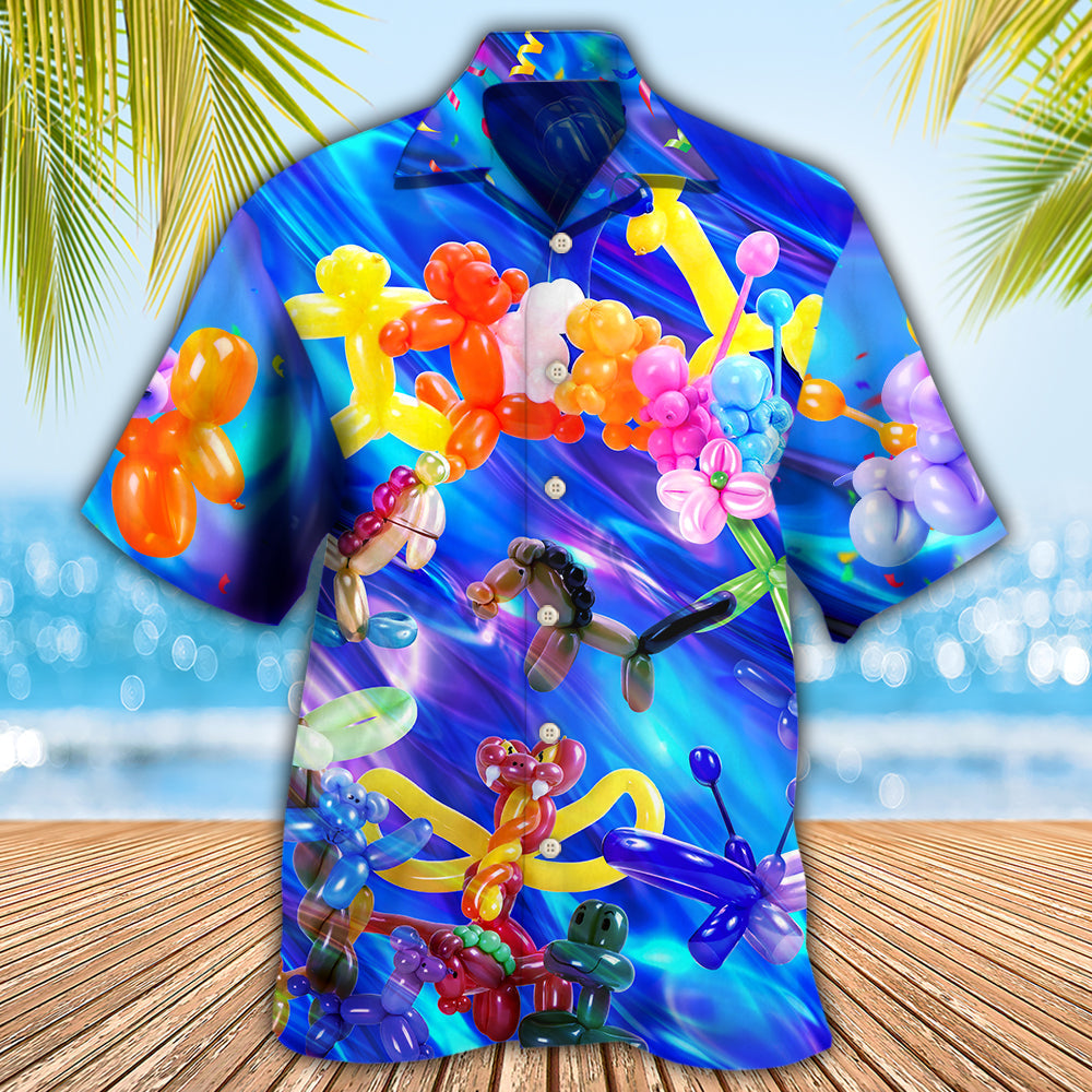 Balloon Modelling Amazing Colorful - Hawaiian Shirt - Reefox
