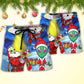 Christmas Santa Is An Alien Magic Night Funny - Beach Short Reefox - Owls Matrix LTD