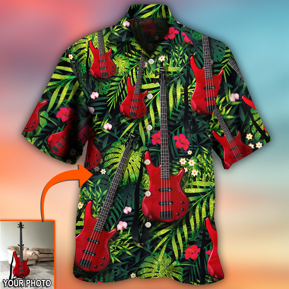 Guitar Various Style Tropical Custom Photo - Hawaiian Shirt - Reefox