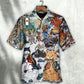 Samurai Cats - A Small Measure of Peace - Hawaiian Shirt - Reefox