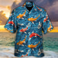 Koi Fish Swim Artificial Ponds - Hawaiian Shirt - Reefox