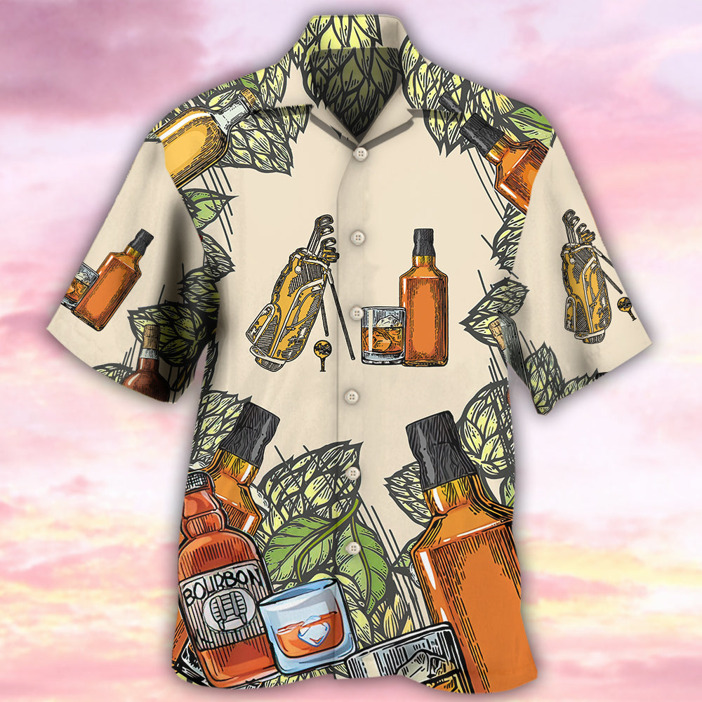 Golf And Bourbon I Like - Hawaiian Shirt - Reefox