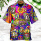 Hippie Mushroom Peace Life Be Hippie Amazing Style - Hawaiian Shirt - Reefox