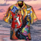 Guitar Galaxy Amazing Background Colorful - Hawaiian Shirt - Reefox