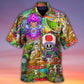 Hippie Mushroom Peace Colorful Let It Be - Hawaiian Shirt - Reefox